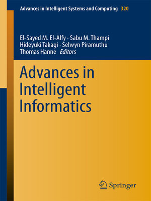 cover image of Advances in Intelligent Informatics
